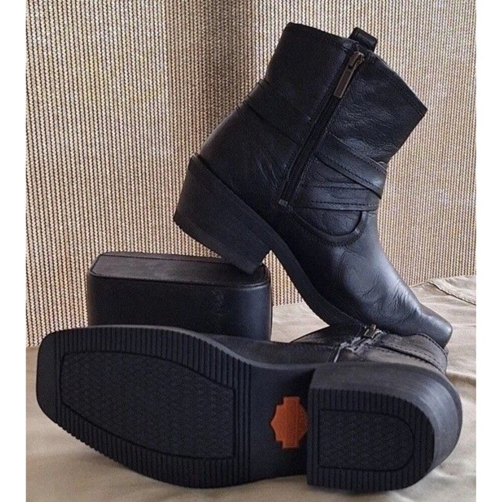 Harley-Davidson Women's Dalis Slate Gray 5-Inch Ankle Boots  7.5  NEW